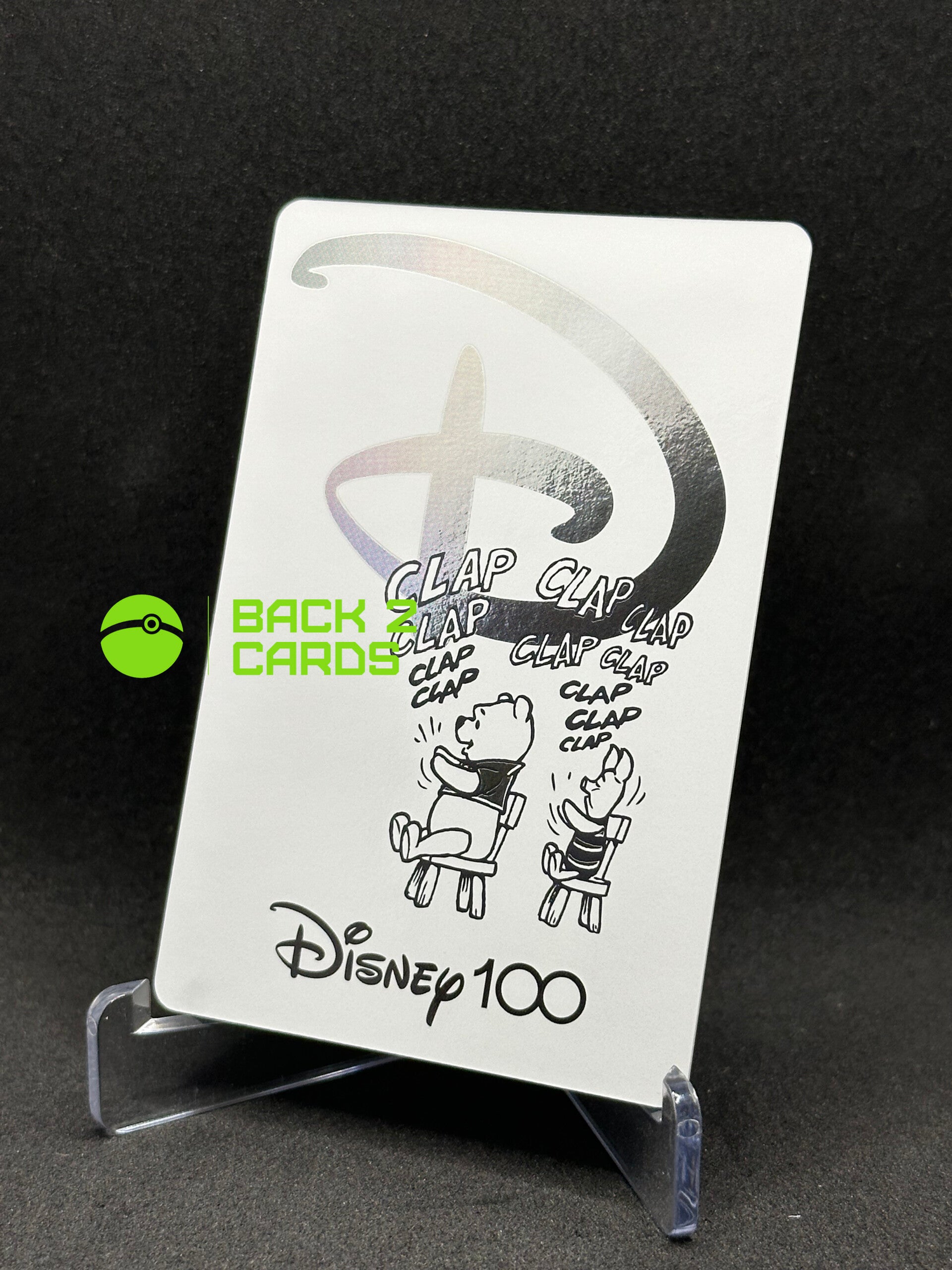 Disney 100 Wonder Bandai Carddass - Pooh & Piglet - Silver Foil