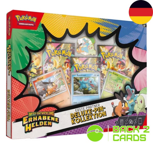 Mega-Entwicklung Erhabene Helden Deluxe - Pin - Kollektion - Erste Partner - Deutsch