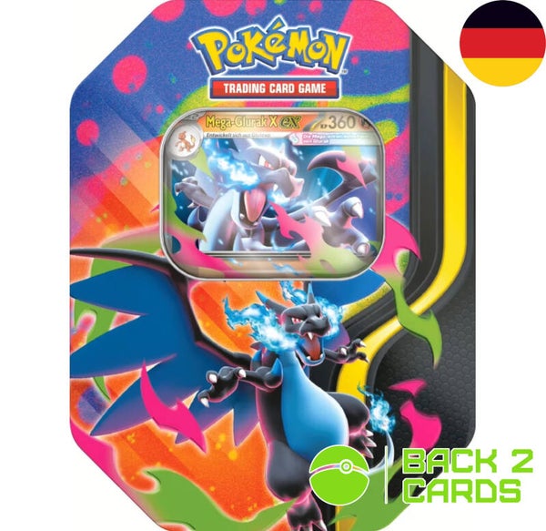 Pokémon Mega-Glurak X ex Tin Box 2026 - Deutsch