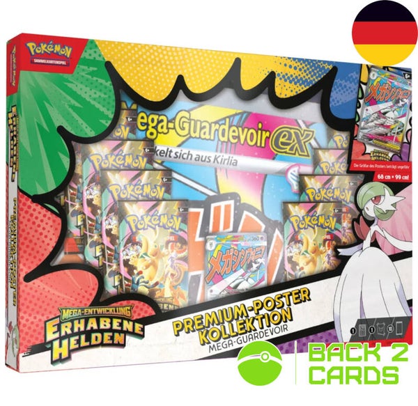 Mega-Entwicklung Erhabene Helden Mega-Guardevoir - EX Premium Poster Kollektion - Deutsch