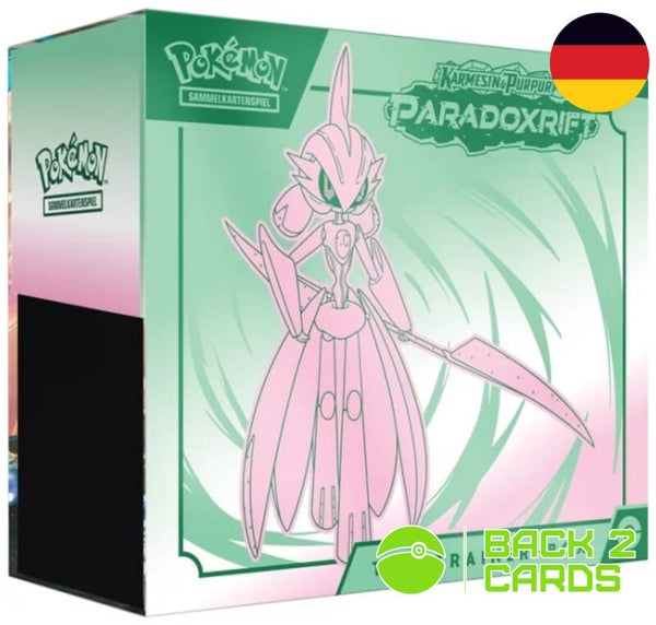 Karmesin & Purpur Paradoxrift Top Trainer Box Eisenkrieger- Deutsch