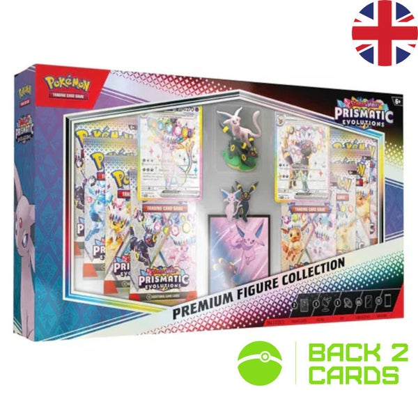 Pokémon Prismatic Evolutions Premium - Figure - Collection - Englisch