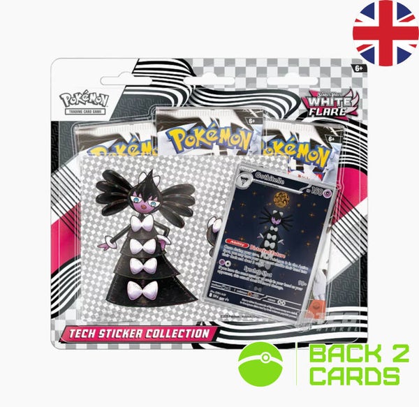 White Flare Tech-Sticker-Collection - Gothitelle - Englisch