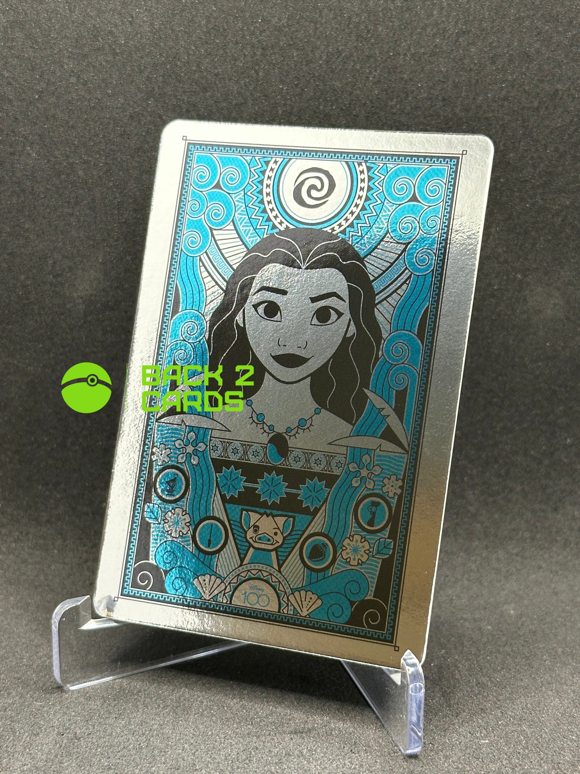 Disney 100 Wonder Bandai Carddass - Vaiana - Silver Foil
