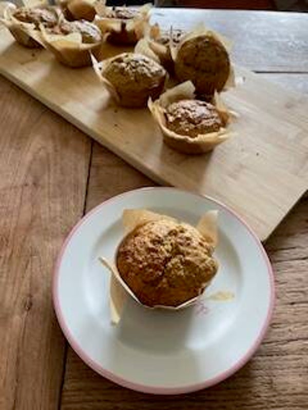 Bananen muffins (9 muffins)