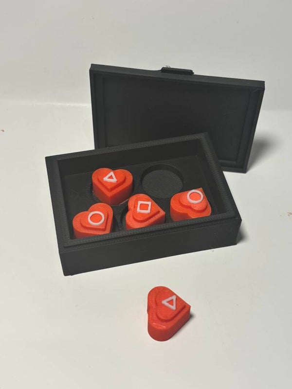 Jeu Squid Game 2 Coeur rouge