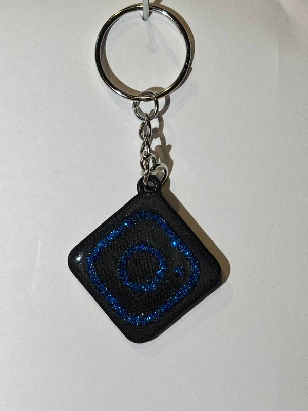 NFC tag  INSTAGRAM BLEU FONCÉ PAILLETTES
