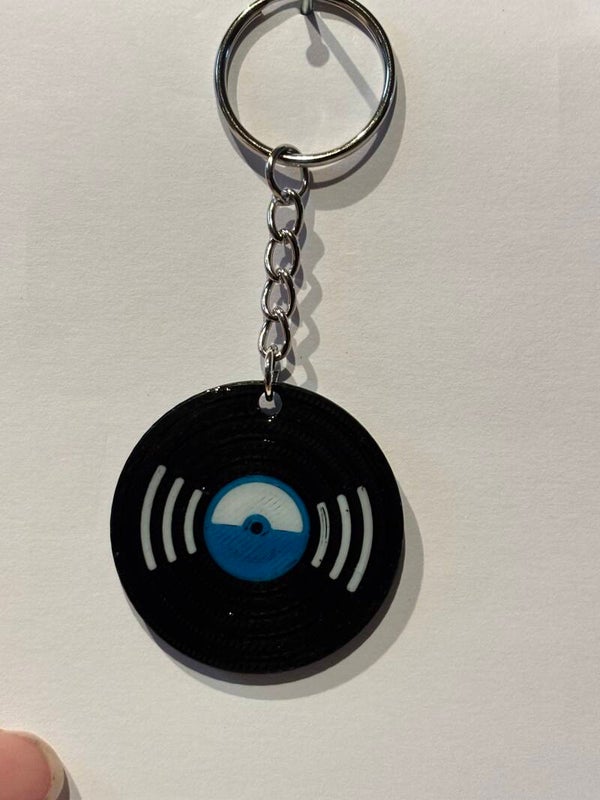 NFC tag DISQUE VINYLE BLEU