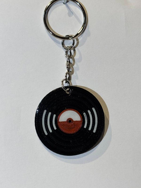 NFC tag DISQUE VINYLE ROUGE