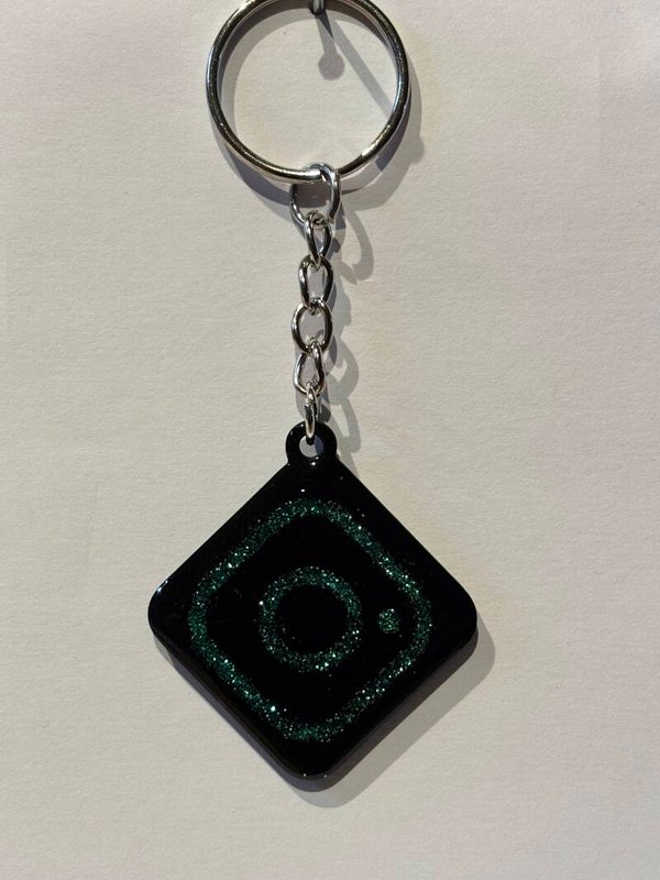 NFC tag INSTAGRAM VERT PAILLETTES.