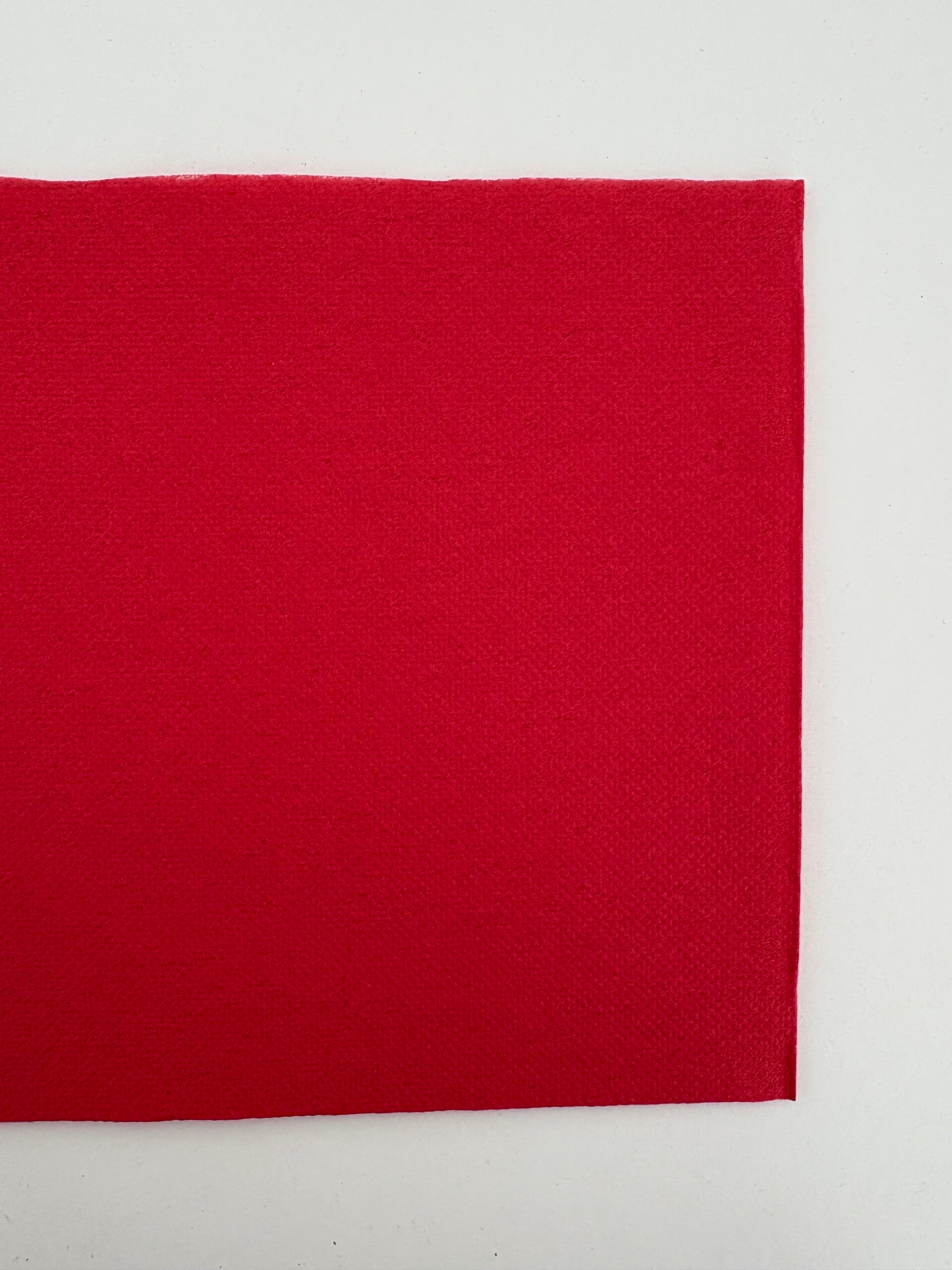 serviettes 2 Points - 33 cm Rouge vif 1/4 - FSC (20x50) 1000 pcs