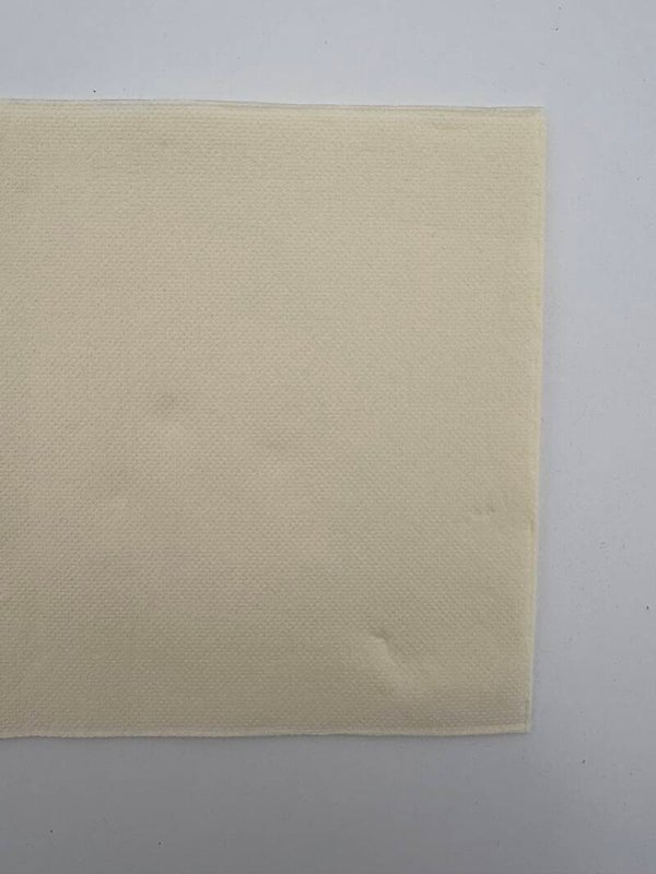 serviettes 2 Points - 33 cm Beige 1/4 - FSC (20x50) 1000 pcs