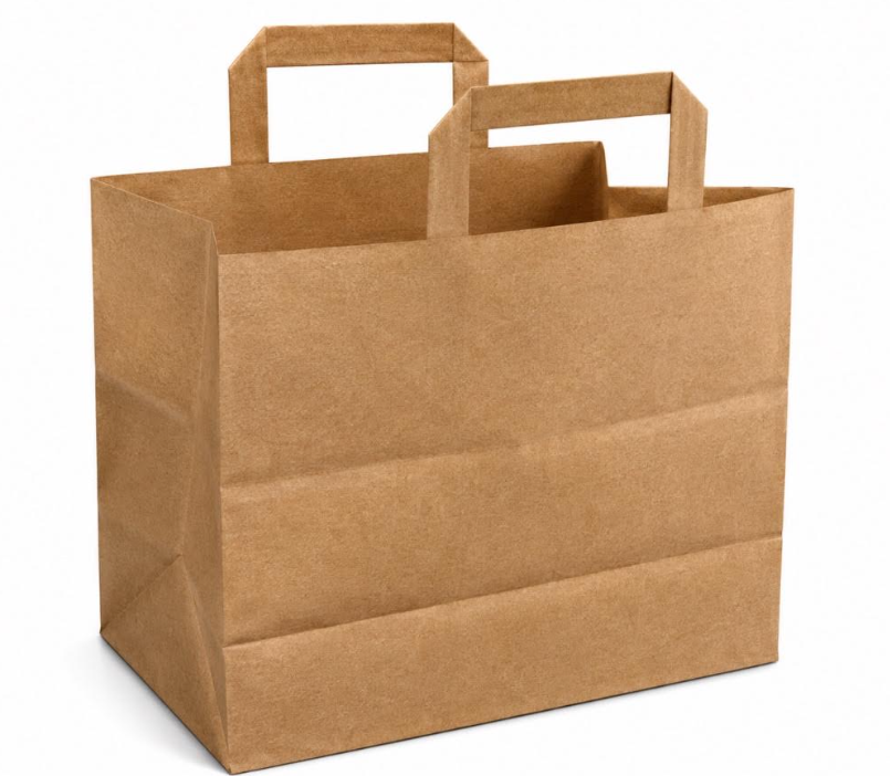 Sacs à emporter en papier brun - 250 pcs - 320mm(L) X 220mm(l) X 220mm (H)