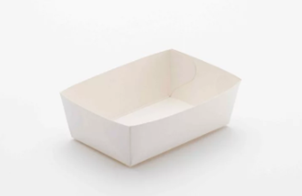 Ravier frite carton blanc 80-F0-611 - 110*60*45mm - 250 PCS