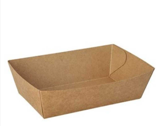 Ravier frite carton brun 80-F0-611 - 110*60*45mm - 250 PCS