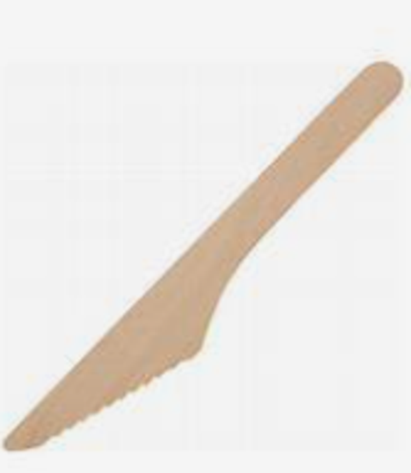 Couteau bois wax verive 160MM - 100 pièces