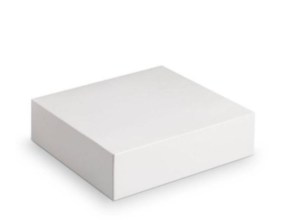 Boite à pâtisserie blanche - 17*17*5cm - 100 Pcs