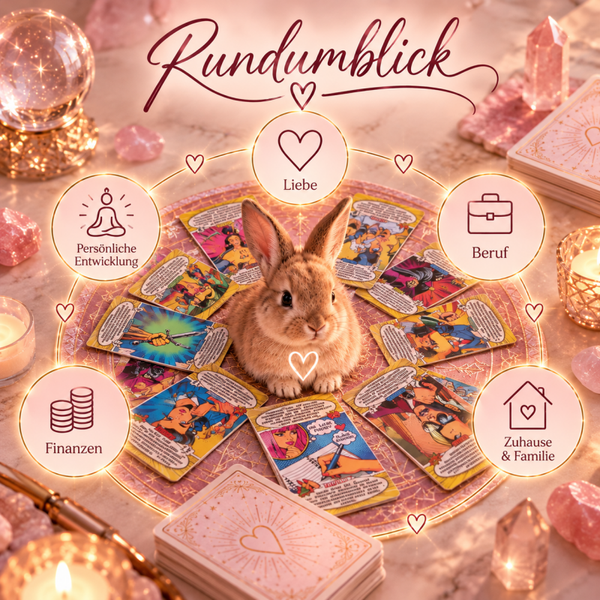 Rundumblick Themen: Liebe, Beruf, Finanzen usw..