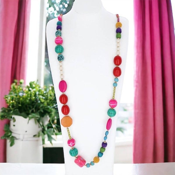 Miss Terre - Sautoir à Perle - Multicolore