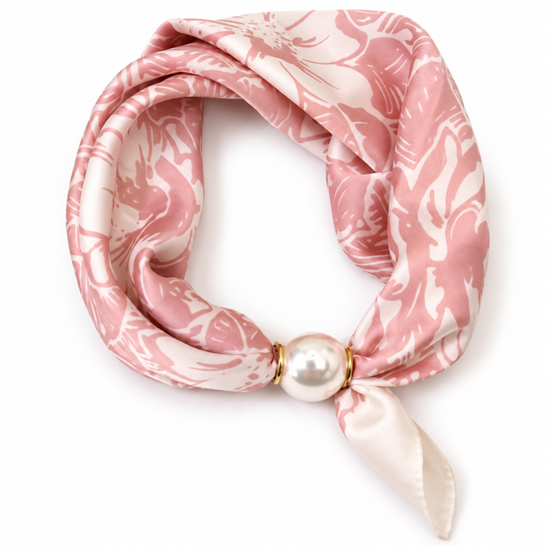 Foulard Bijou Aimanté – Rose