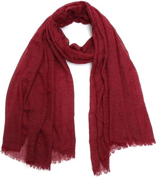 Foulard léger - Rouge scintillant