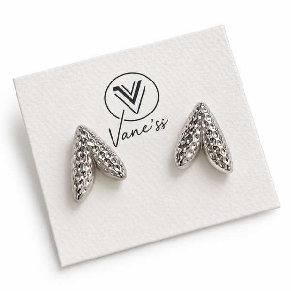 Petites boucles d'oreilles coeur - Argenté