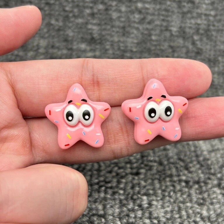 Boucle d'oreille Patrick Bob l'éponge