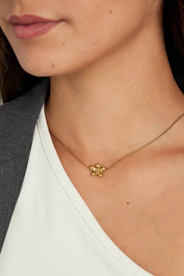 Collier Flower Doré