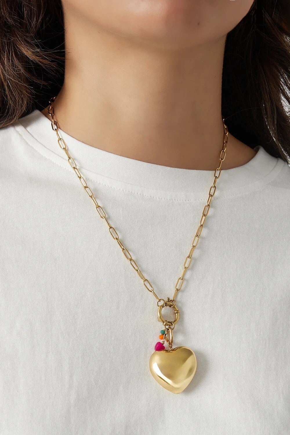 Collier Love Pop Doré