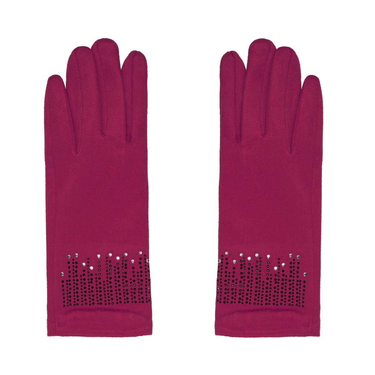 Gants Strass - Fushia