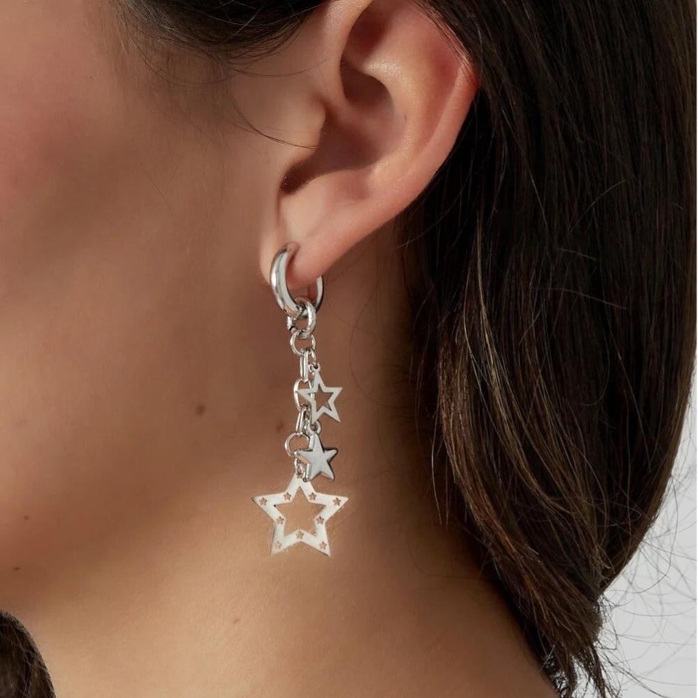 Boucles Stella Argentées