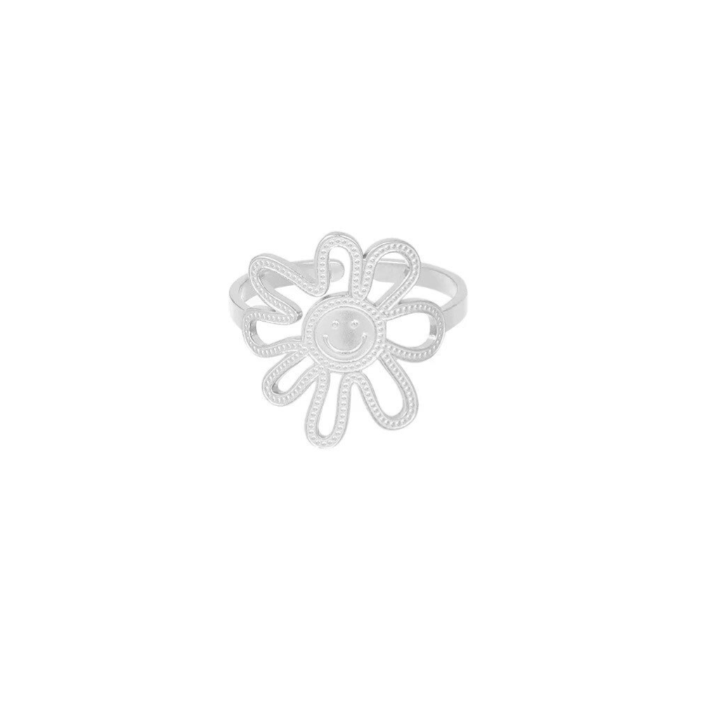 Bague Daisy Smile Argentée