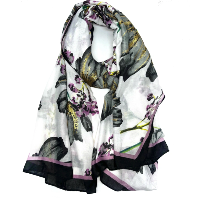 Foulard rectangulaire - Floral