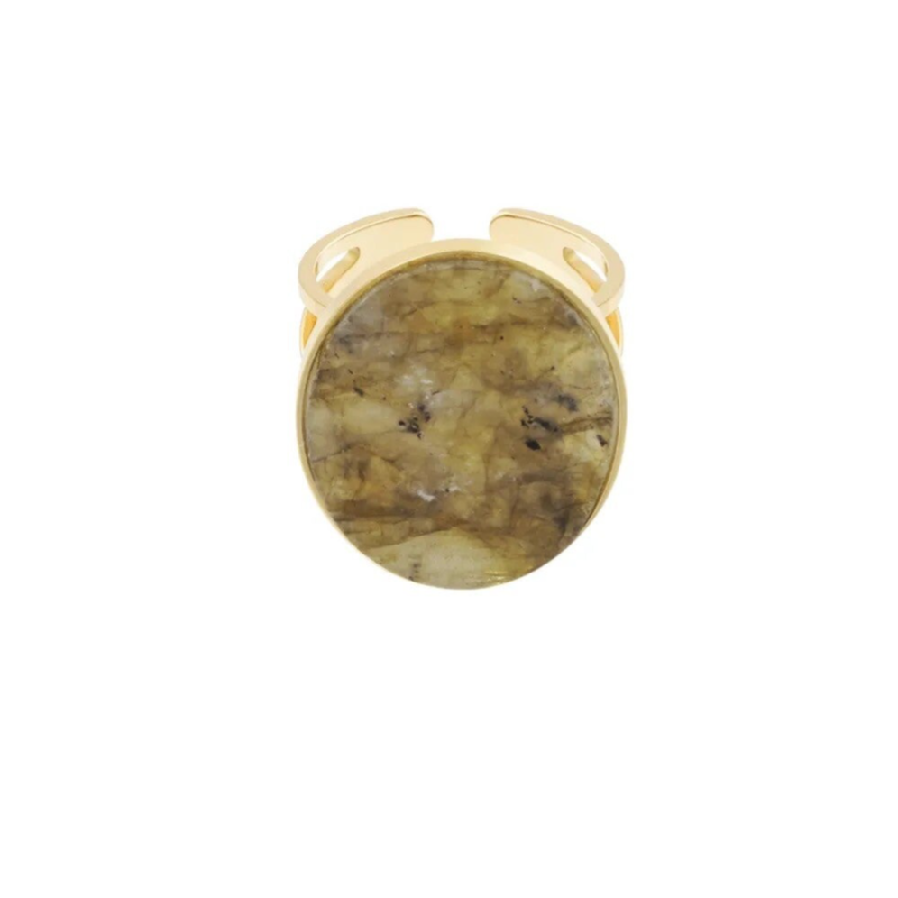 Bague Eclat Marbré Kaki