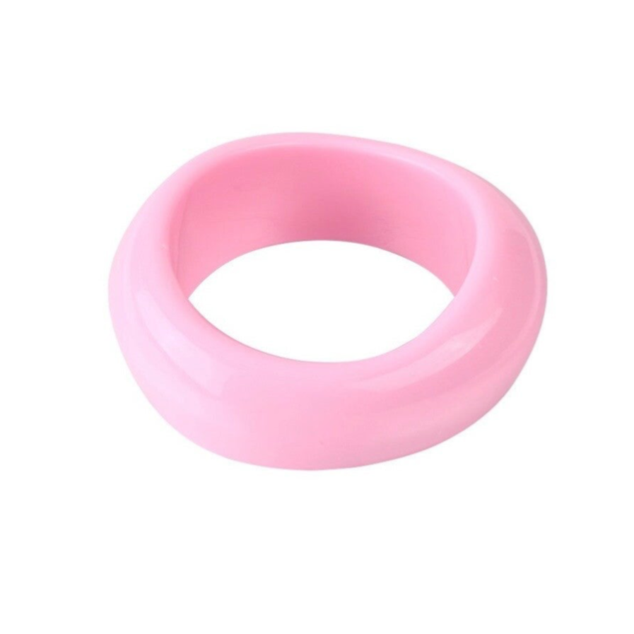 Bracelet en acrylique - Rose