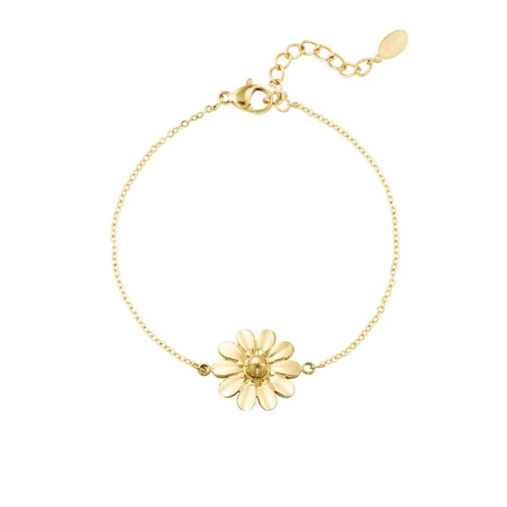Bracelet marguerite - Dorée