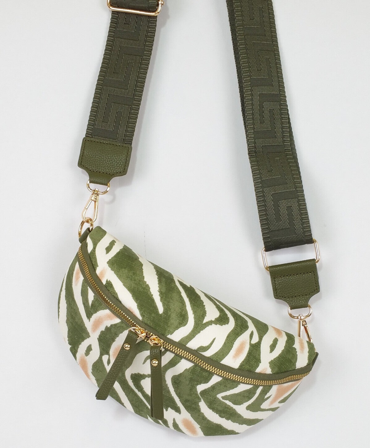 Sac bandoulière banane - Kaki