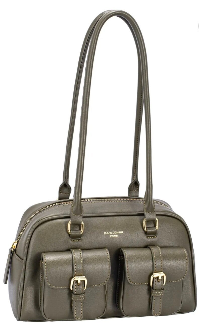 Sac à main polochon - Kaki