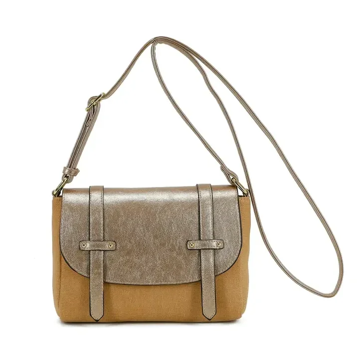 Sac à main bandoulière - Bimatière Camel