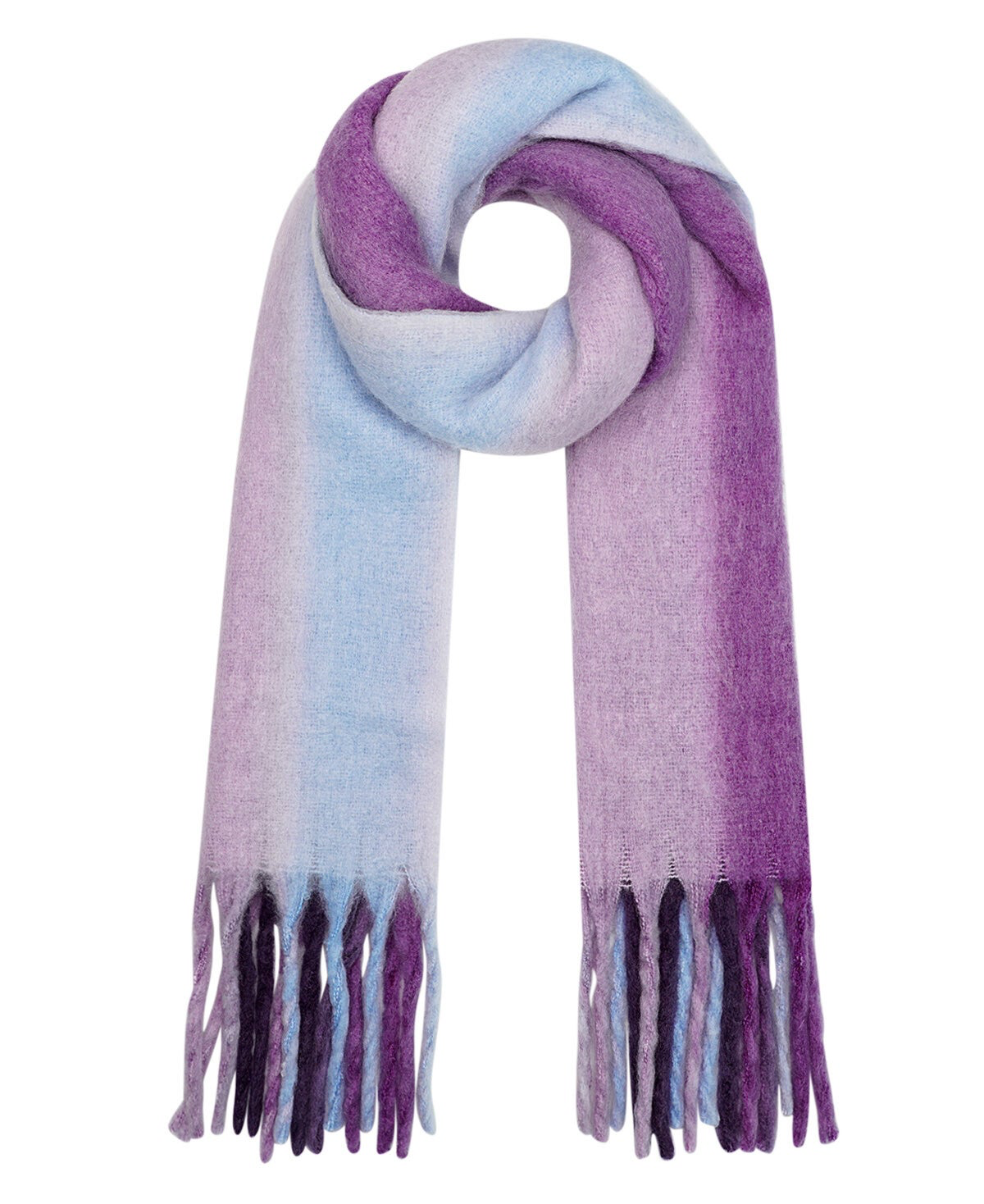 Echarpe multicolore - Mauve