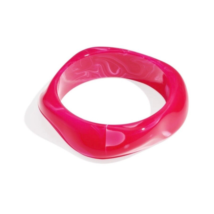 Bracelet en acrylique -Fushia