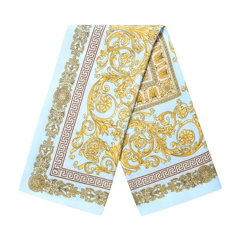 Foulard fleur décontracté - bleu