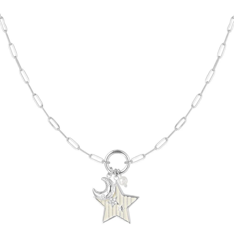 Collier Étoile Luna Argenté