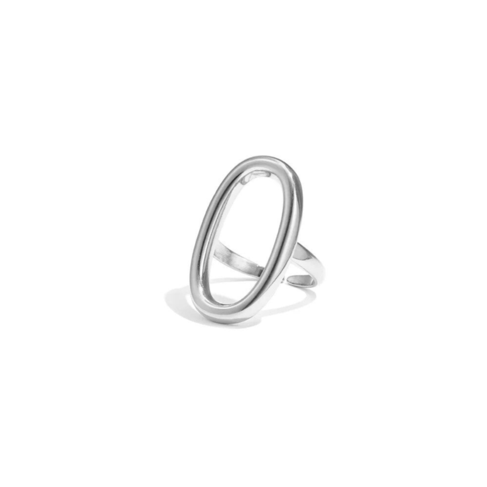 Bague Halo Argentée
