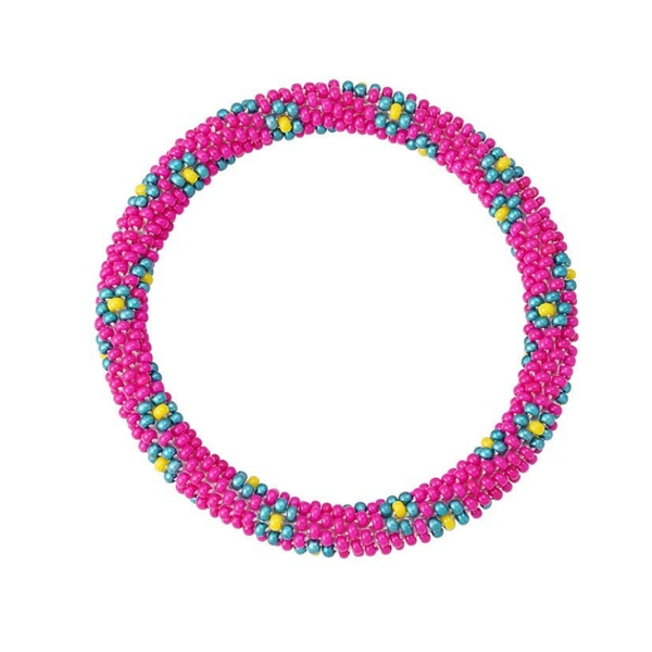 Bracelet Perles - Fushia