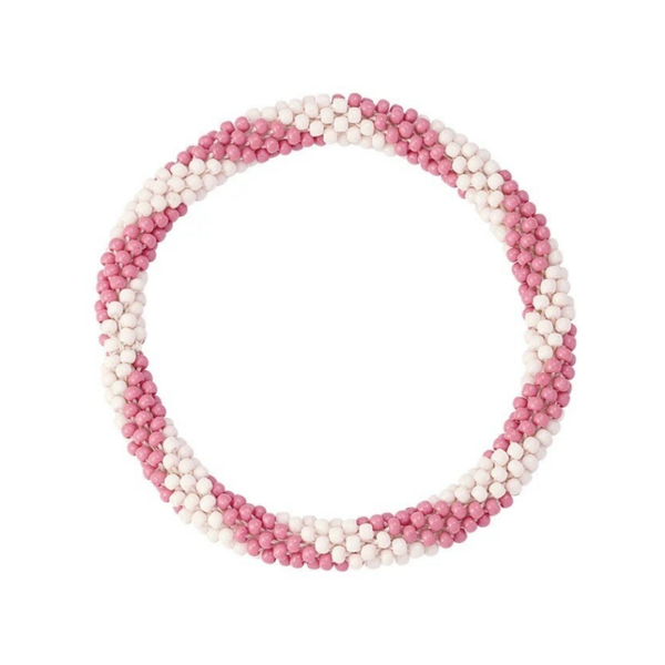 Bracelet Perles - Rose clair