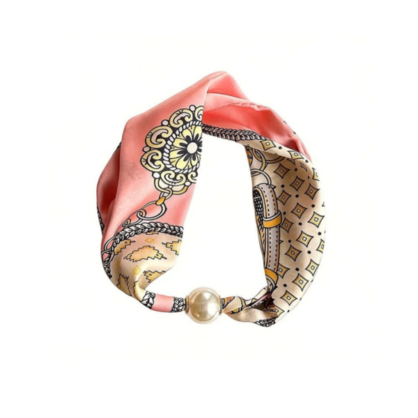 Foulard Bijou Aimanté – Iconic | Rosé Impérial