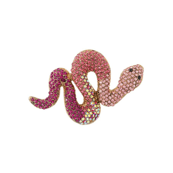 Broche Serpent - Rose