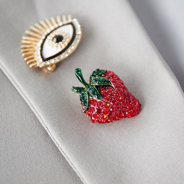 Broche Fraise