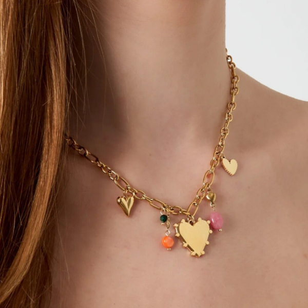 Collier Breloque Coeur